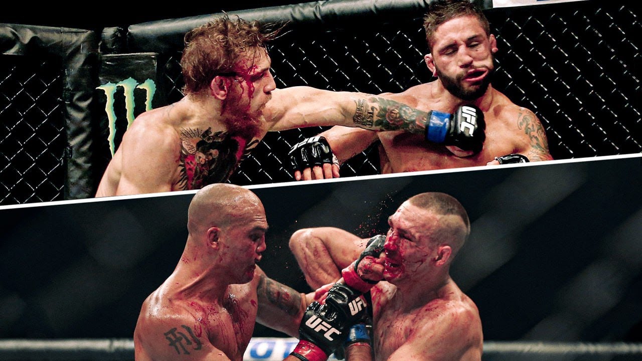 Лучшие бои UFC 189: МакГрегор vs Мендес backdrop