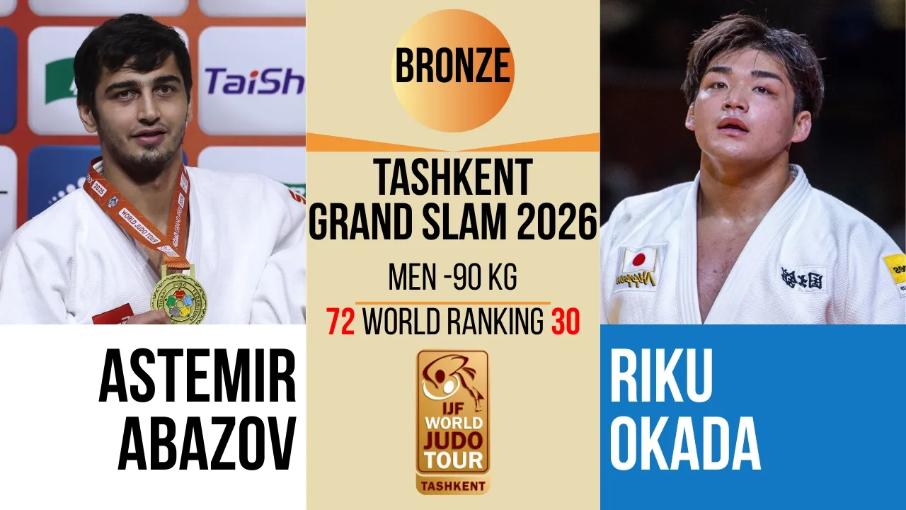 Astemir ABAZOV VS Riku OKADA | Tashkent Grand Slam 2026 | BRONZE -90 kg