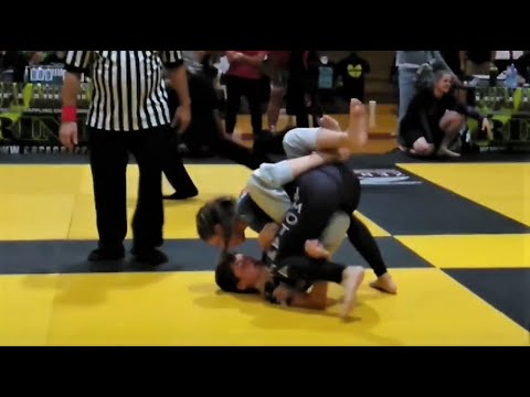 Girl Grappler Pins Boy