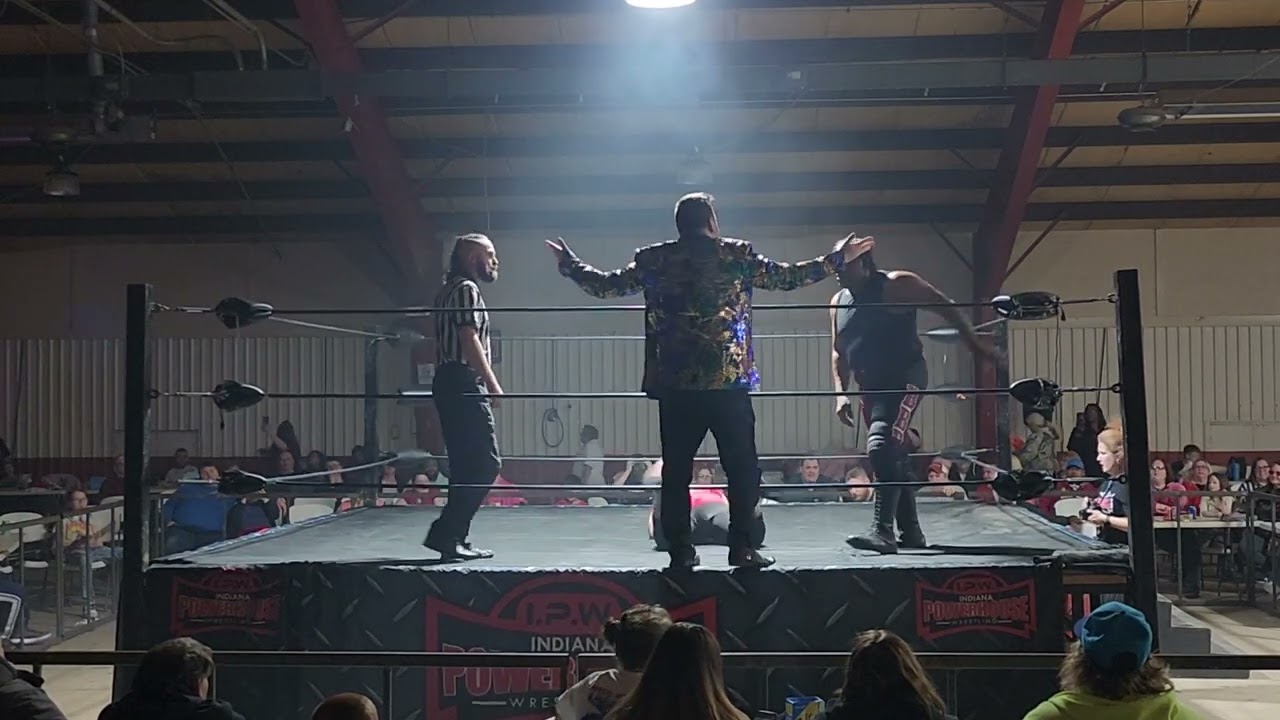 BoBo Brazil Jr vs Ace King (Interim IPW Heavyweight Title) - IPW 2/10/24 background