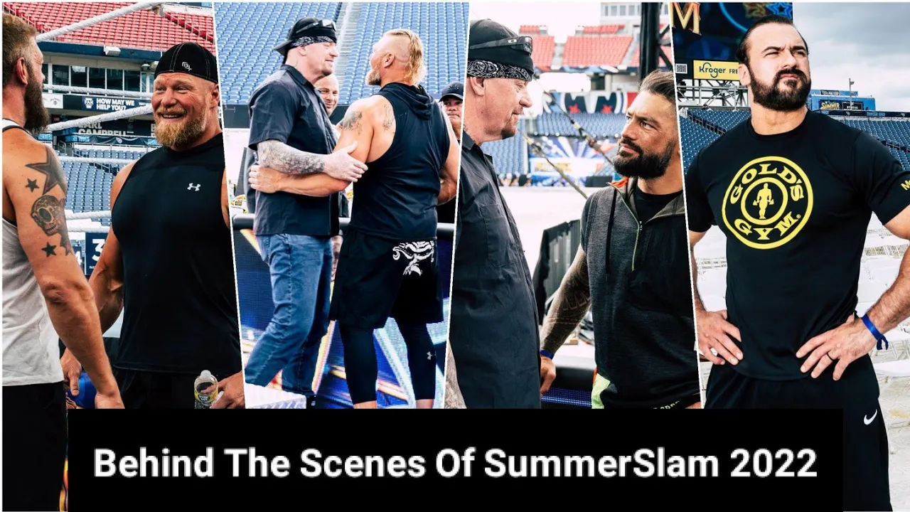 | Behind The Scenes Of SummerSlam 2022 | | WWE | background