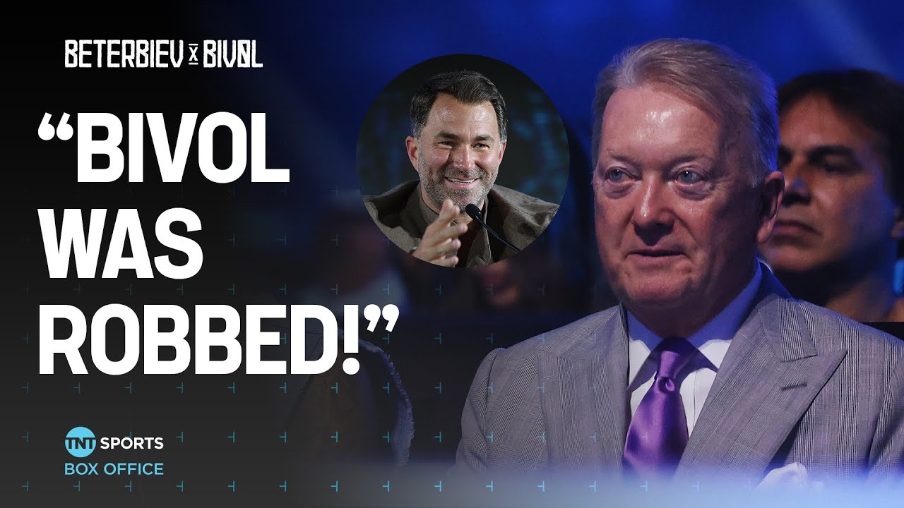 “IT’S A JOKE” Frank Warren & Eddie Hearn believe Bivol was 'ROBBED' of victory 😯 #BeterbievBivol 🏆