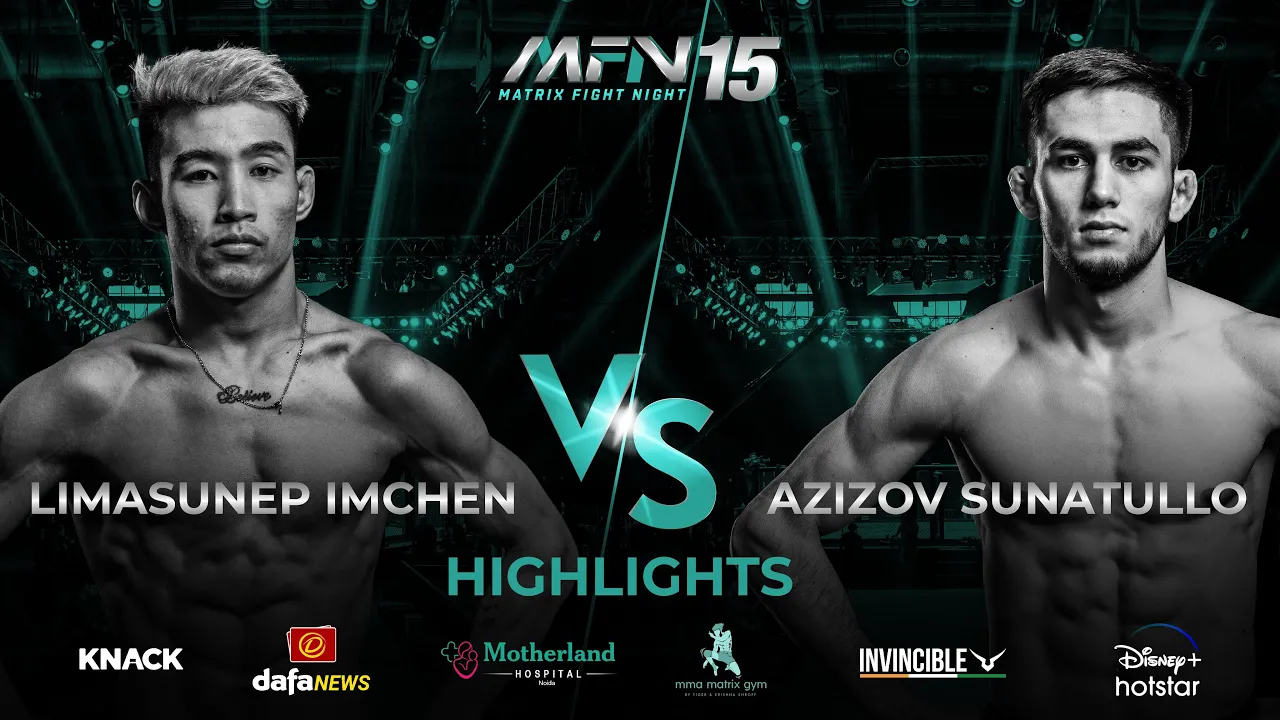 Limasunep Imchen Vs Sunatullo Azizov I MFN 15 I Highlights background