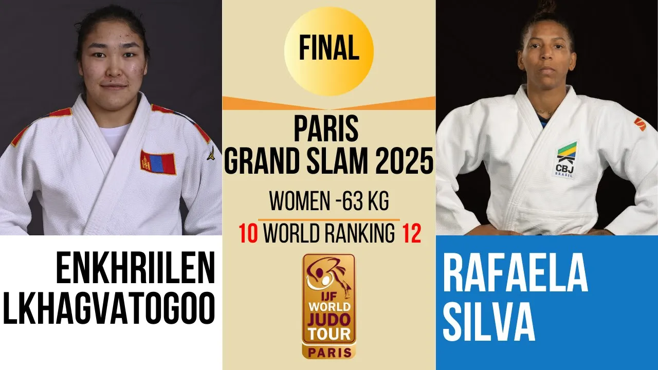 Enkhriilen LKHAGVATOGOO VS Rafaela SILVA | PARIS Grand Slam 2026 | GOLD -63 kg