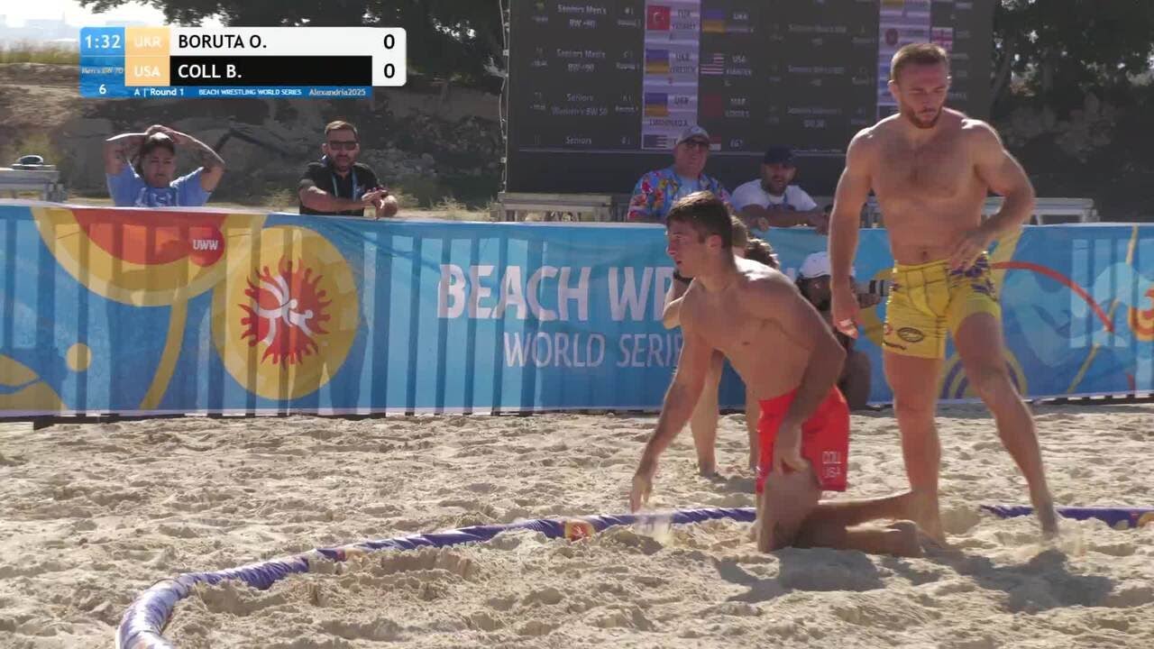 Oleksii BORUTA (UKR) vs. Bryan Sheridan COLL (USA) • A | Round 1 • Men's BW 70Kg