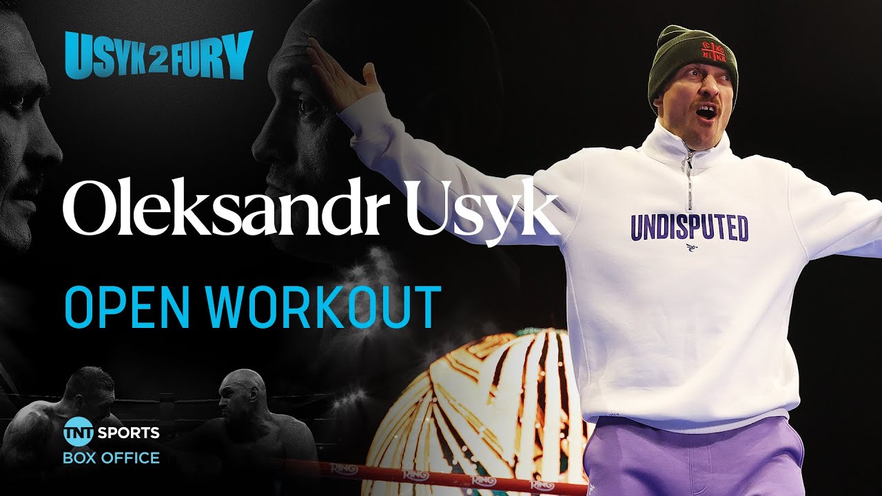 "GRAND ENTRANCE!" ЁЯОд Oleksandr Usyk's EPIC dance fueled open workout ЁЯШЕ #UsykFury2 ЁЯЗ╕ЁЯЗж