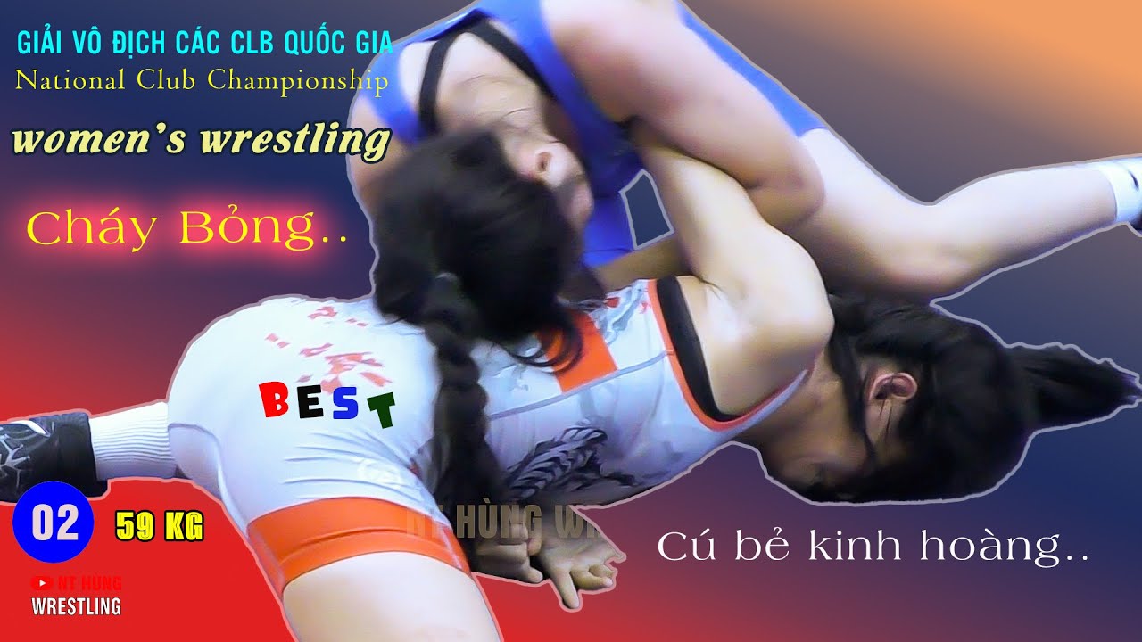 Vật Nữ - hạng 59 kg "QUYẾT CHIẾN KHỐC LIỆT" - Giải vô địch các CLB quốc gia 2024. . V2, 3 background