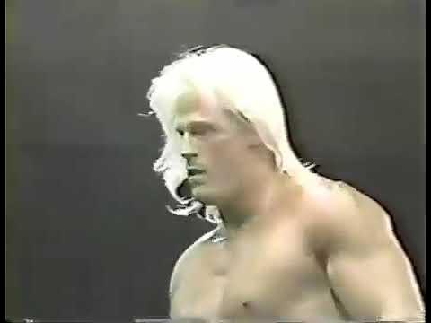 Brian Adias vs Thor (Nailz). WCCW 1985 background