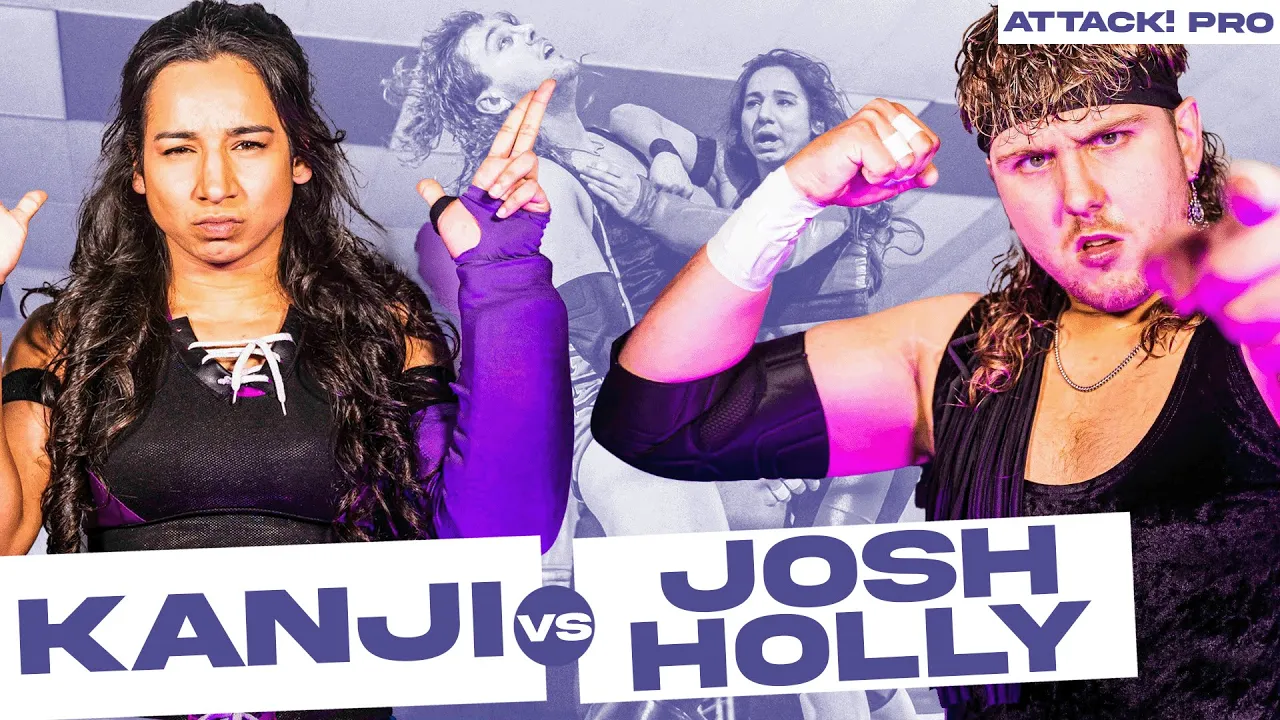 FREE MATCH - KANJI vs Josh Holly (ATTACK! Pro) #intergenderwrestling