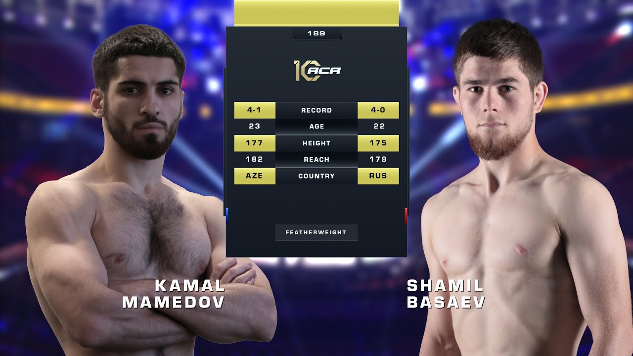 Камал Мамедов vs. Шамиль Басаев | Kamal Mamedov vs. Shamil Basaev | ACA 189 background