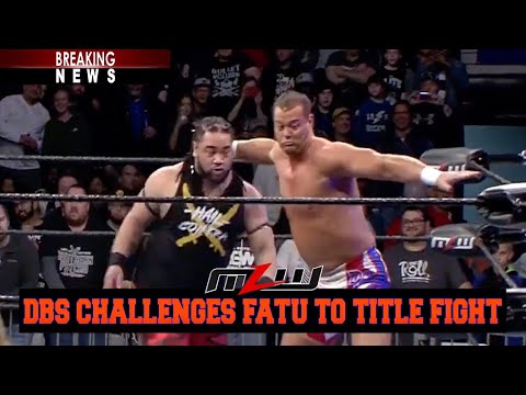 DBS Jr. challenges Fatu for World Heavyweight Title background