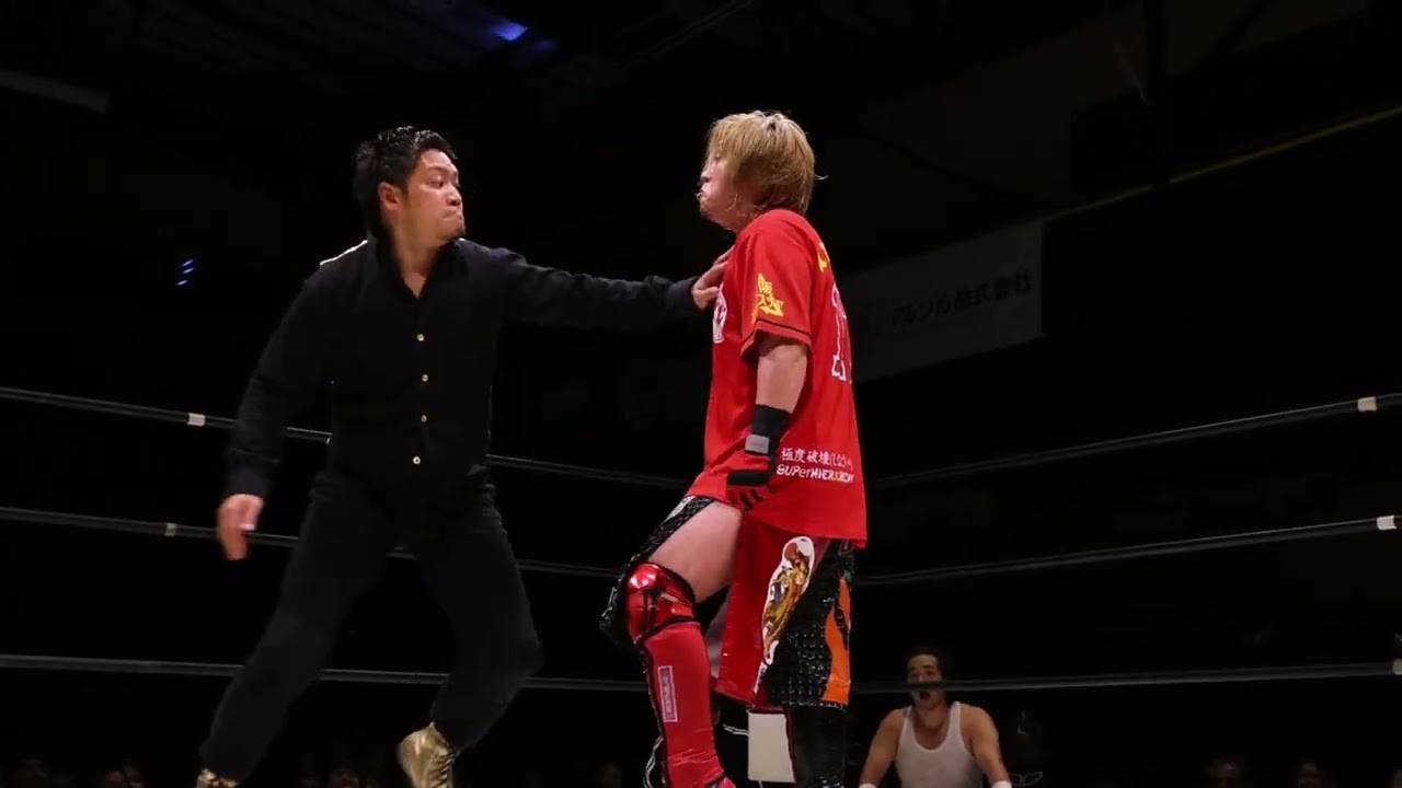 2024.11.3大阪・176BOX大会 メインイベント スピリット・オブ・ガンバレ世界タッグ選手権試合<王者>入江茂弘&渡瀬瑞基 vs 谷嵜なおき&木下亨平<挑戦者>
