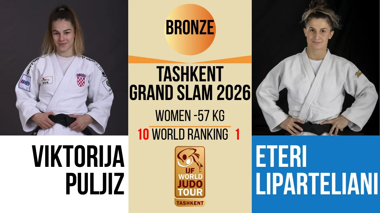 Ana Viktorija PULJIZ VS Eteri LIPARTELIANI | Tashkent Grand Slam 2026 | BRONZE -57 kg