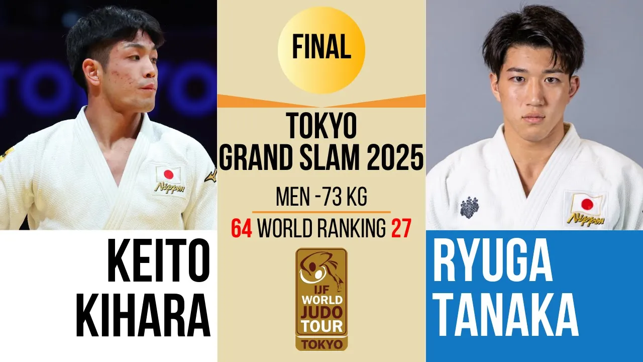 Keito KIHARA VS Ryuga TANAKA | TOKYO Grand Slam 2025 | GOLD -73 kg