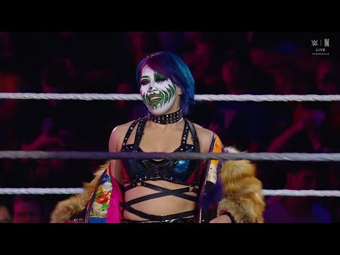 Rhea Ripley VS Asuka 1/3 background