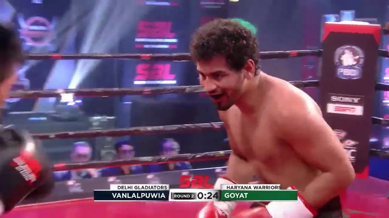 Super Boxing League | Vanlalpuwia vs Neeraj Goyat | SBL background