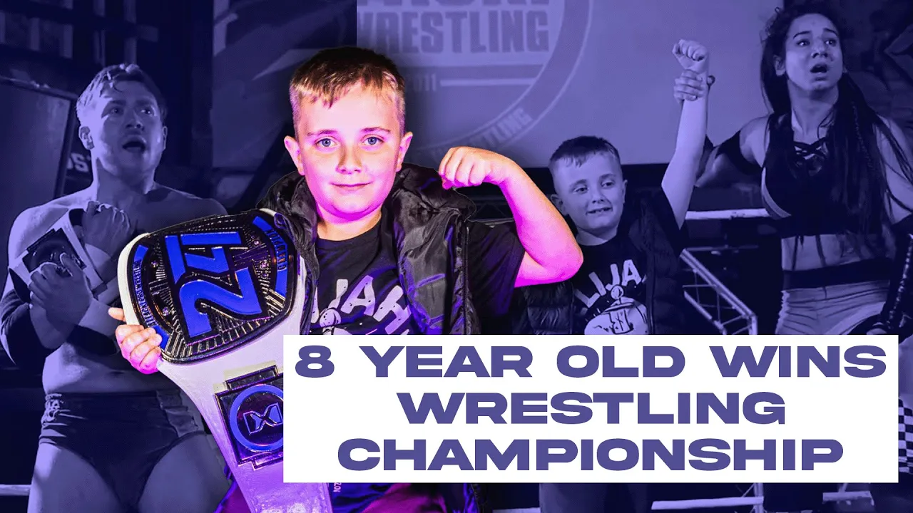 8 year old wins 24/7 Championship (ATTACK! Pro) backdrop