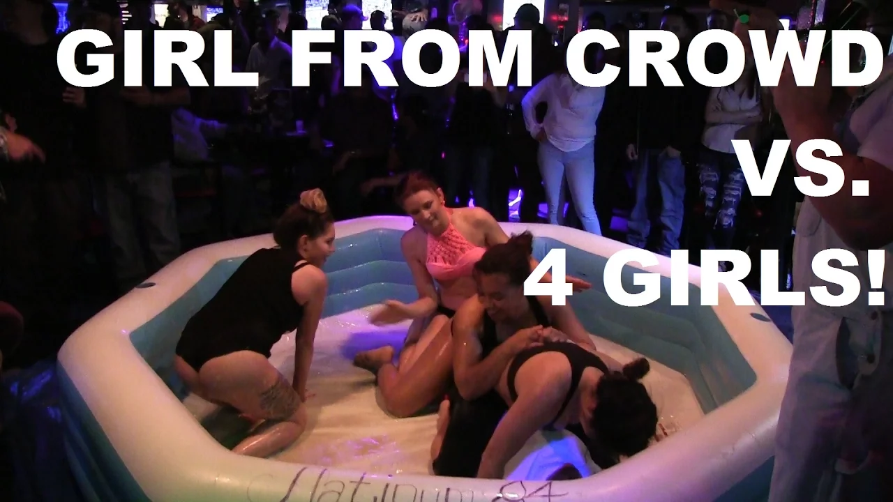 Soapy Round With 5 Girls! | Female Crowd Member Vs. FOUR Girls | Oil Wrestling | Season 2 | Night 8