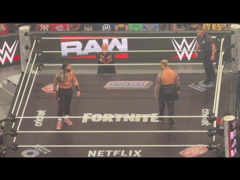 Roman Reigns vs Solo Sikoa Tribal Combat Full Match - WWE Raw 1/6/2025
