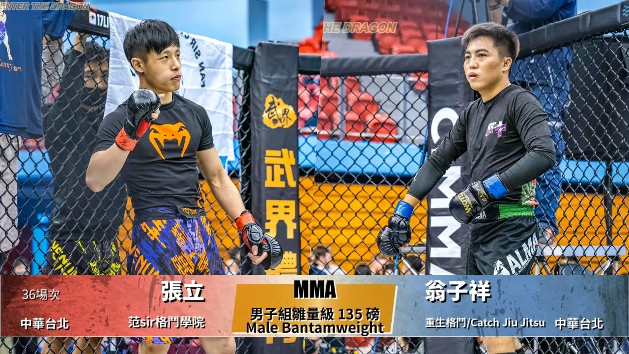 【WOTD-ETD06 業餘綜合格鬥】男子組雛量級 135 磅 Male Bantamweight 張立 vs 翁子祥 background