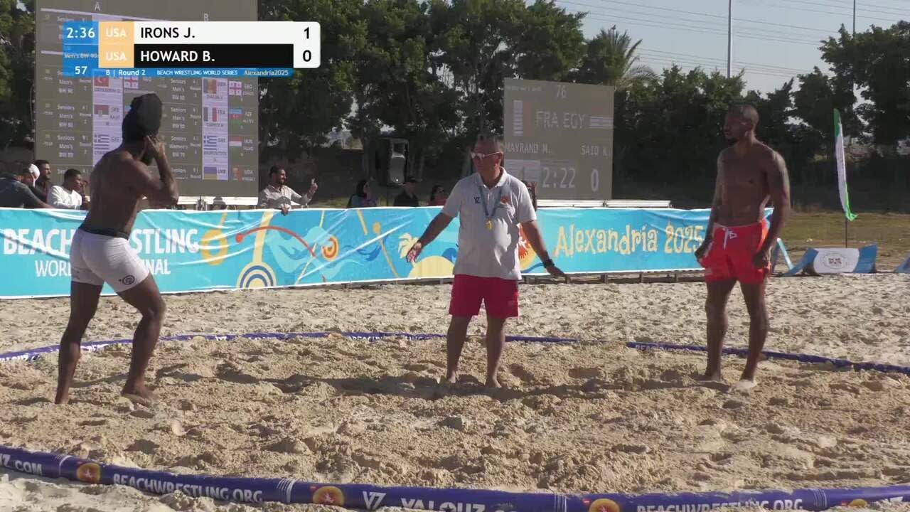Jabari Montez IRONS (USA) vs. Brock Gavin HOWARD (USA) • B | Round 2 • Men's BW 90Kg