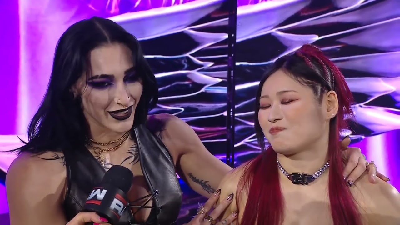 WWE RAW RHEA RIPLEY AND IYO SKY ENTRANCE 03/02/26