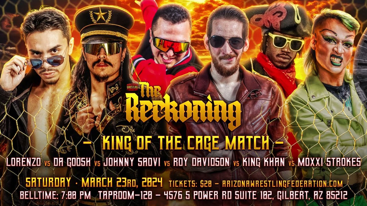 King of the Cage - FULL MATCH (AWF Reckoning - 3/23/2024) background