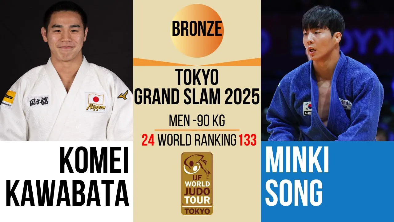 Komei KAWABATA VS Minki SONG | TOKYO Grand Slam 2025 | BRONZE -90 kg