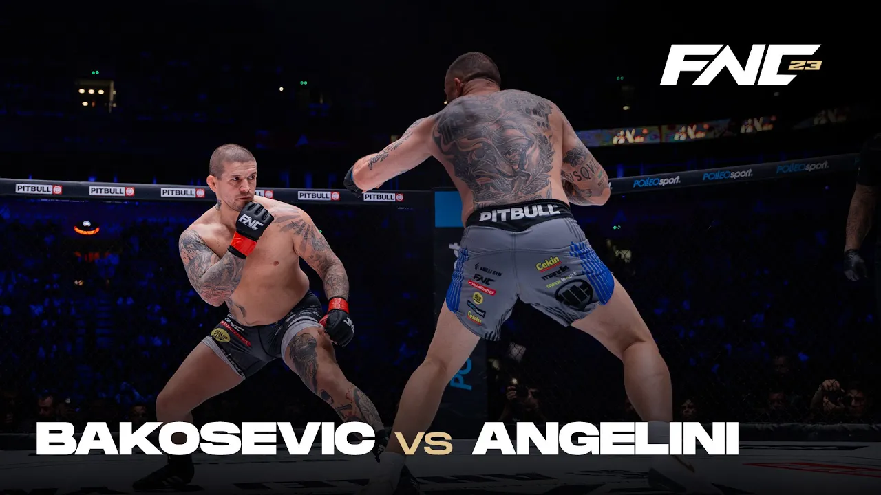 BAKOCEVIC vs ANGELINI | Ahilej FNC23 powered by Meridianbet | Belgrade | Full Fight backdrop