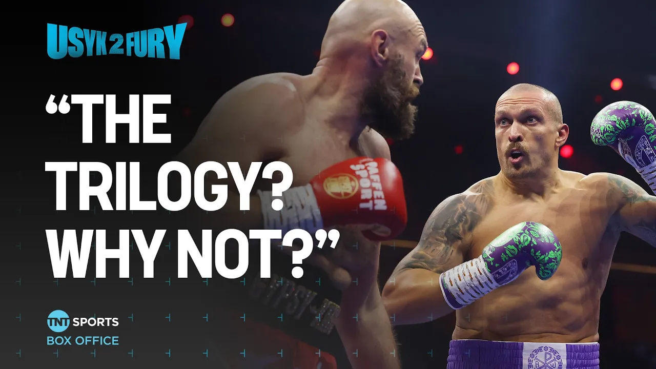 Oleksandr Usyk promoter Alex Krassyk discusses the possibility of Usyk vs Fury Trilogy 👀 background