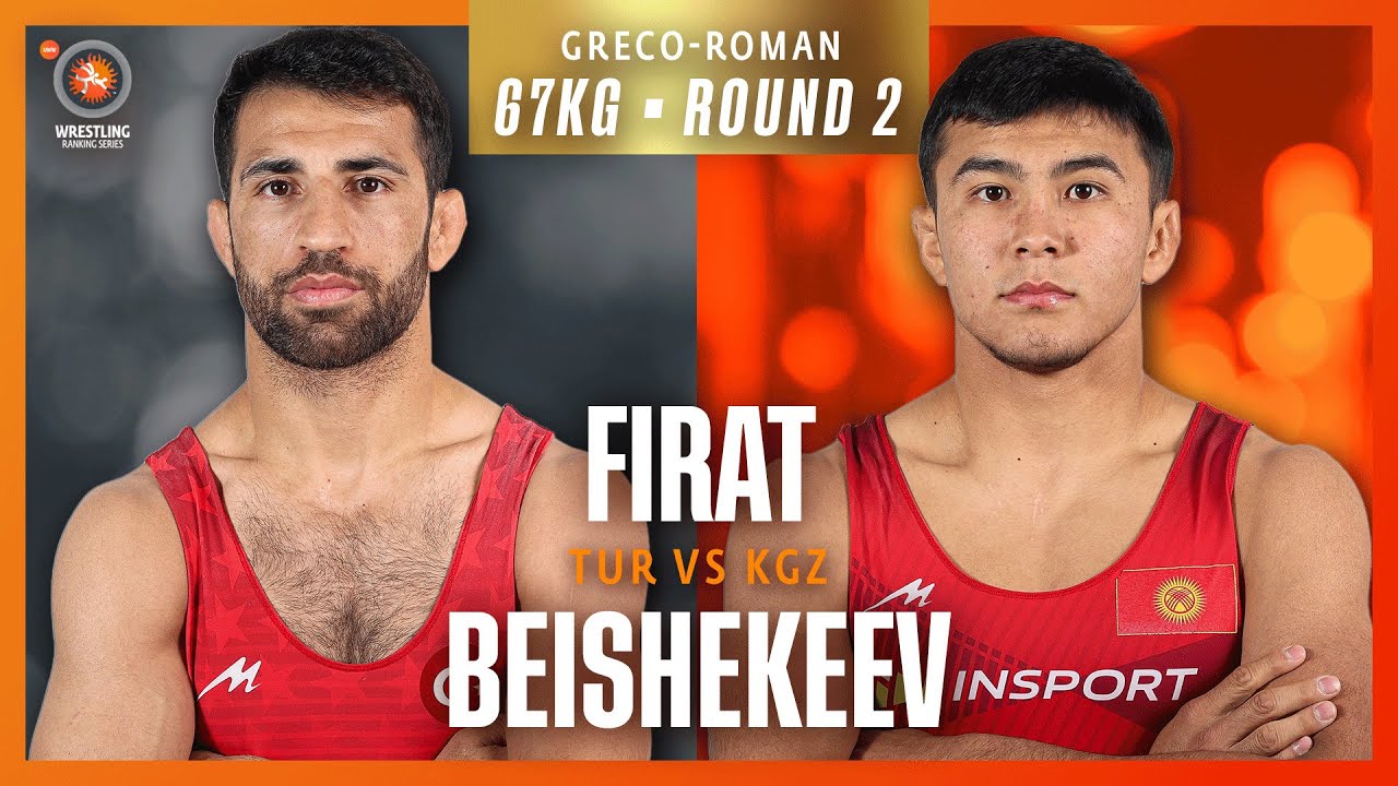 Murat FIRAT (TUR) vs. Razzak BEISHEKEEV (KGZ) | RANKING SERIES 2025 | Round 2 | GR 67Kg background