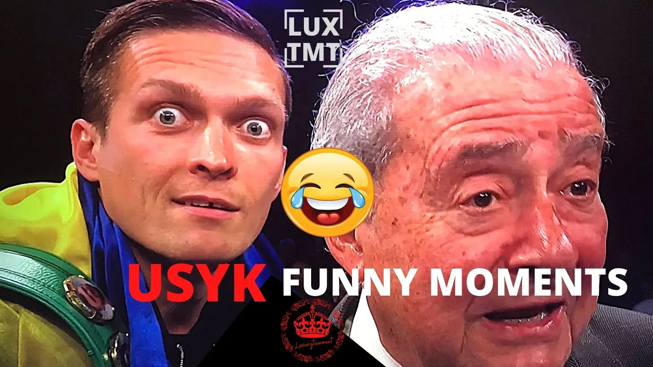 USYK funny đ and CRAZY đ moments!! | Oleksandr Usyk vs. Tyson Fury or Deontay Wilder Next? KO Win! background