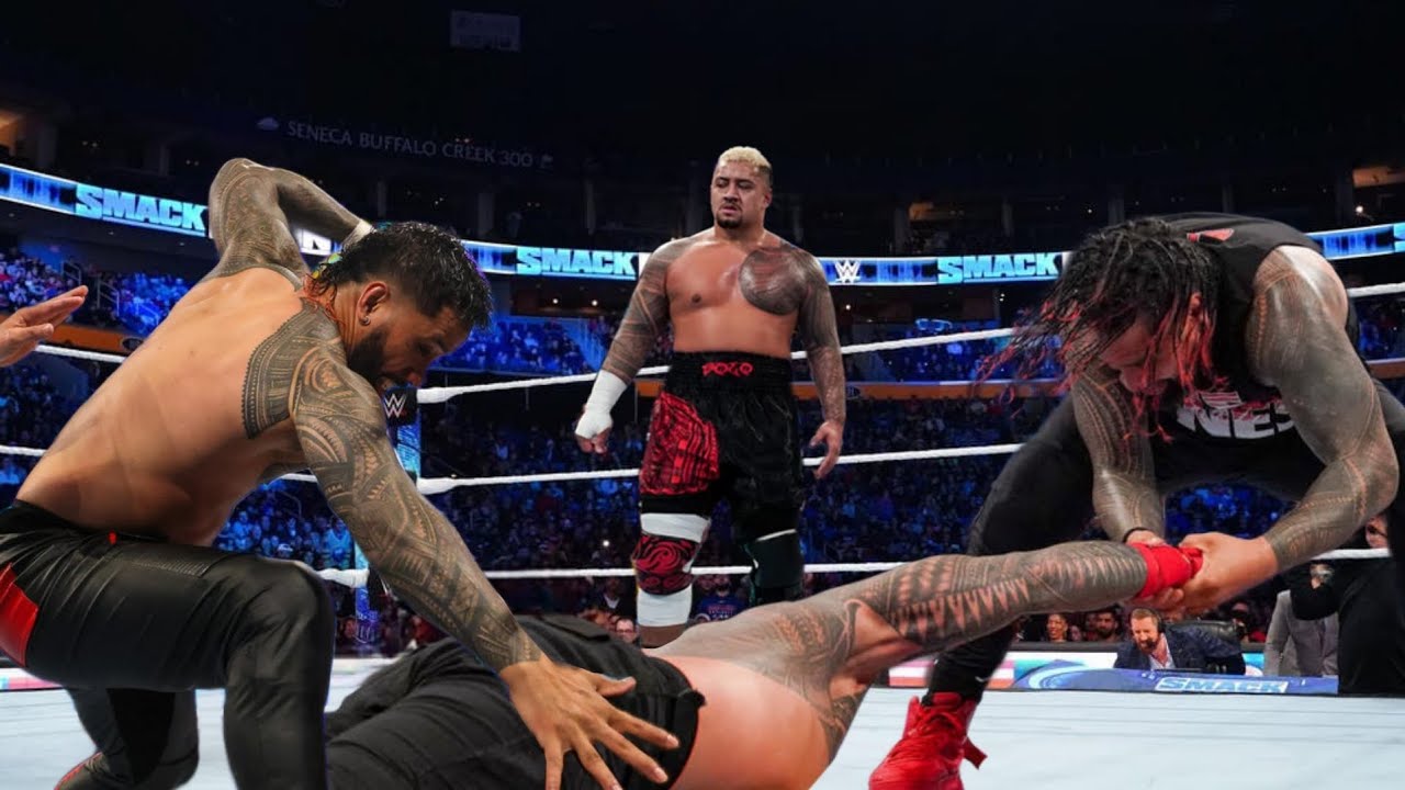 Jimmy Uso & Jey Uso Attacks Roman Reigns & Quits Bloodline WWE Smackdown 2023 Highlights