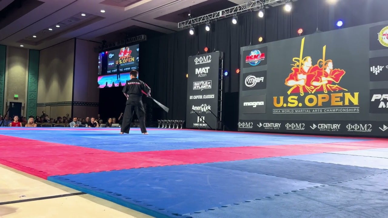 Michael Molina 13 & Under Boys Open Weapons ISKA World Championship - US Open 2025 background