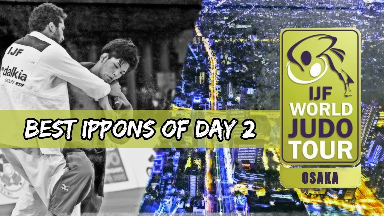 Best ippons in day 2 of Judo Grand Slam Osaka 2018 background