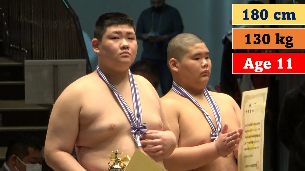 Sumo's 11-year-old giant: Yuya Okayama 11歳の相撲巨人 : 岡山裕弥総集編