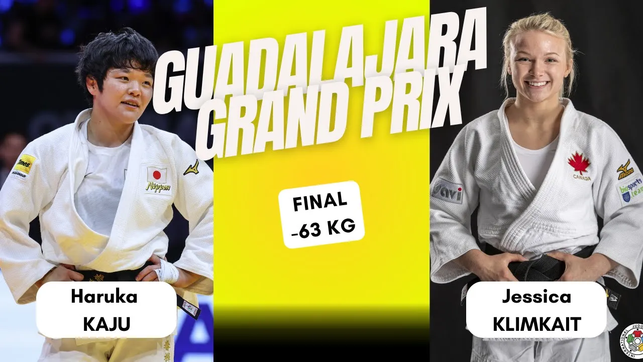 Haruka KAJU VS Jessica KLIMKAIT Guadalajara Grand Prix 2025 GOLD medal contest -63 kg