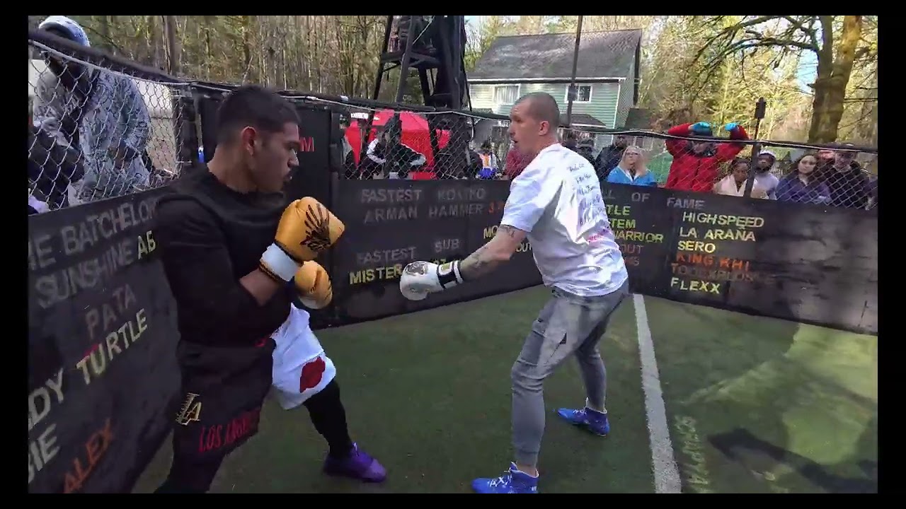 He challenged our best to a first fight background