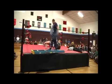 The "Maine State Icon" vs. Captain Freedom | Help from the 7 Foot Tall 550 pound New England Giant background