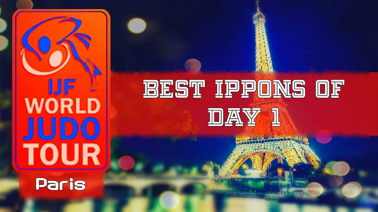 Best ippons in day 1 of Judo Grand Slam Paris 2018 background