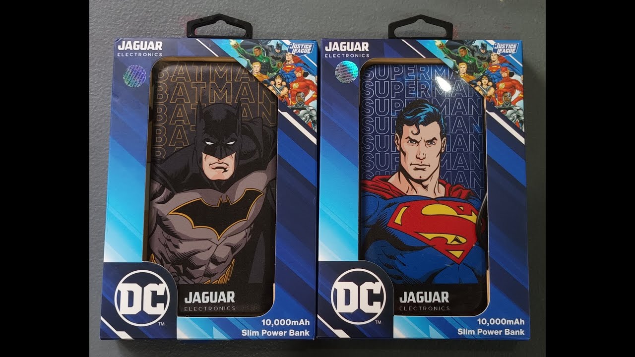 Unboxing the Batman and Superman Jaguar Power banks