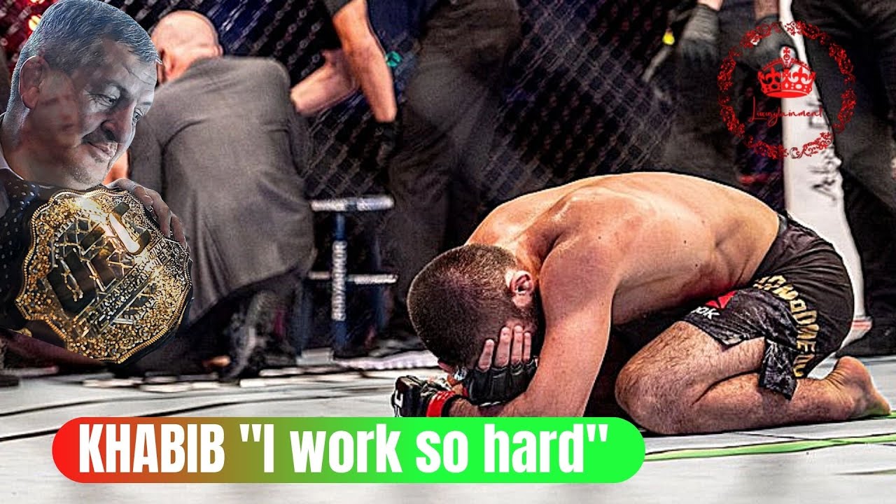 Khabib is seen limping after Gaethje's brutal kicks and talks about working hard!!