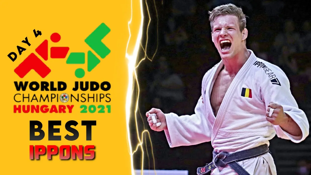 Best Ippons in Day 4 of World Judo Championships Hungary 2021 (柔道2021) background