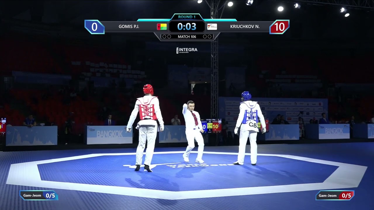 106 R16 Men +80kg GBS GOMIS P J  AIN KRIUCHKOV N  PGM