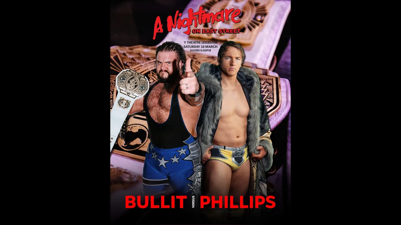 FREE MATCH Bullit Vs Brady Phillips. Arthouse Championship. Wrestling Resurgence.