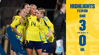 Highlights F17/09 | Sverige-Irland 3-0