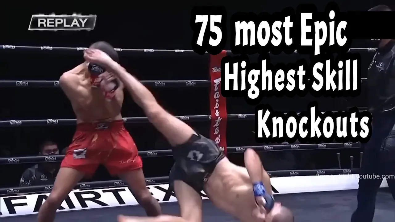 The NINJA mma # 75 most Epic Highest Skill KO's in Combat Sport History