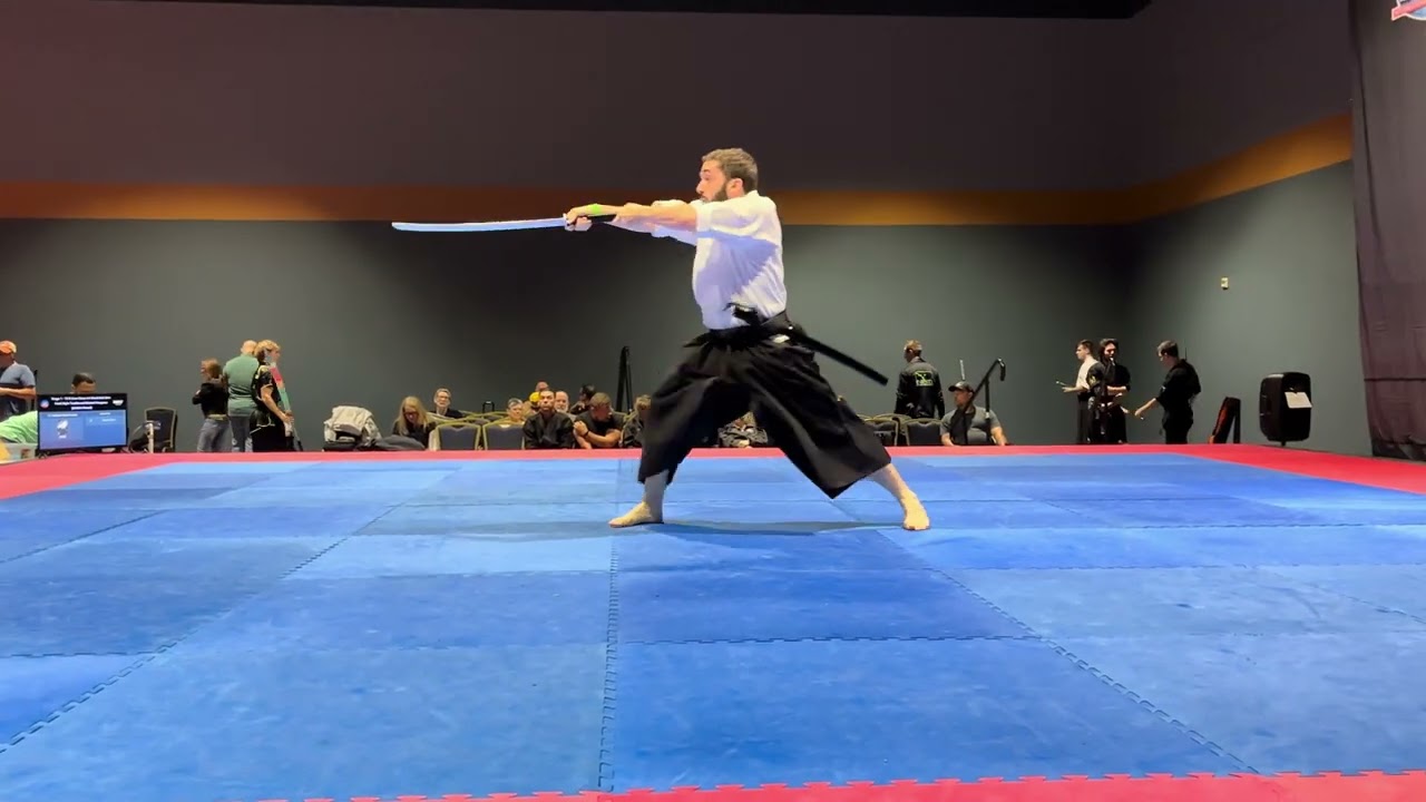 Michael Brumme Men’s Bladed Traditional Weapons - US Open 2025 backdrop