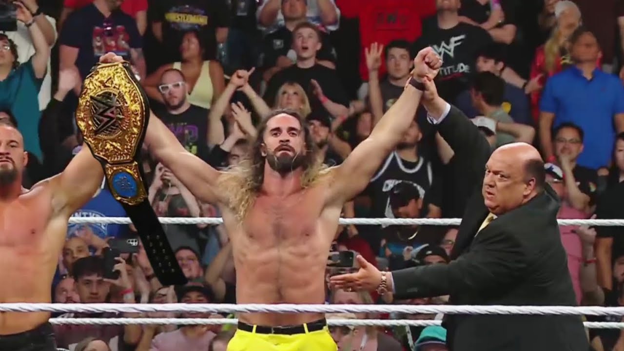 Paul Heyman Help Seth Rollins Wins World Heavyweight Championship Jey Uso WWE Raw 2025 Highlights backdrop