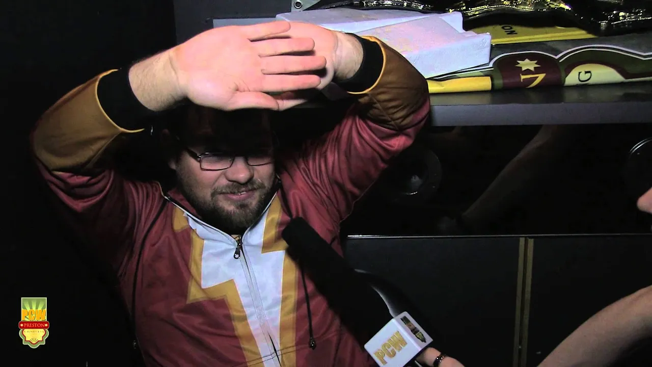 Feeling the hangover at PCW - Dave Rayne background